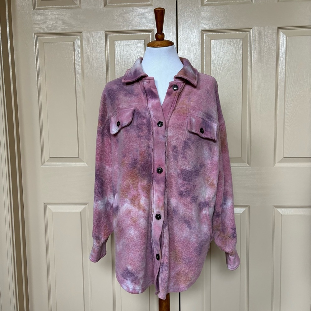 Free People Tie Dye Ruby Jacket